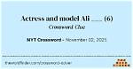 Ali Actress Gaye Crossword Clue Answer ·