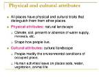 An Exploration of Physical Attributes and Cultural Context
