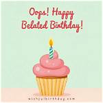 Belated Birthday Cheer for a Valued Colleague
