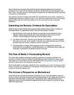 Breaking Down the Speculation and Rumors