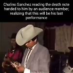Chalino Sanchez Death Note: Why Did They Shoot Chalino Sanchez?
