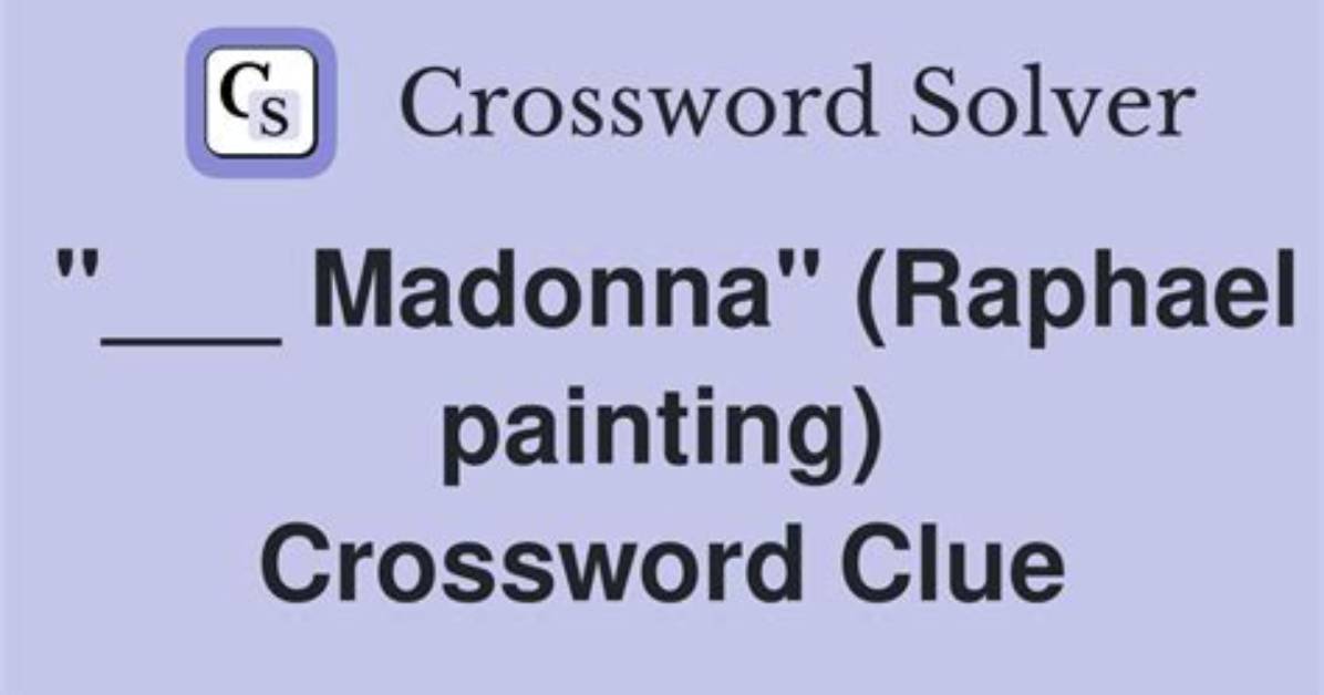 Cher or Madonna, E. G. Crossword Clue