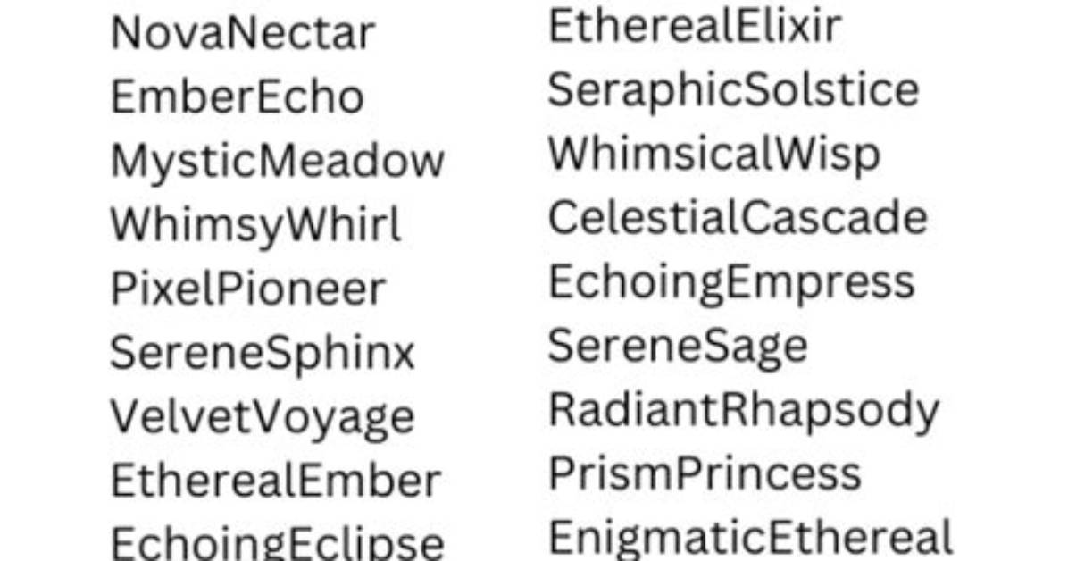 Clever User Names: the Art of Digital Identity