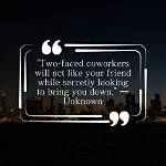 Dealing with Two Faced Coworkers: Quotes and Strategies