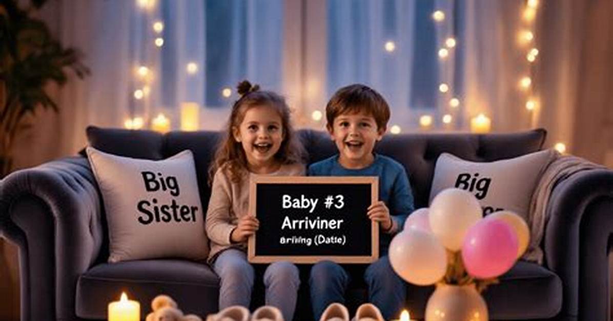 Exciting Ways to Share Your Sibling Baby Announcement