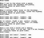 Exploring the Magic of Good Times Lyrics Theme Song