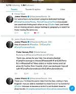 Exploring the Twitter Presence of James Woods