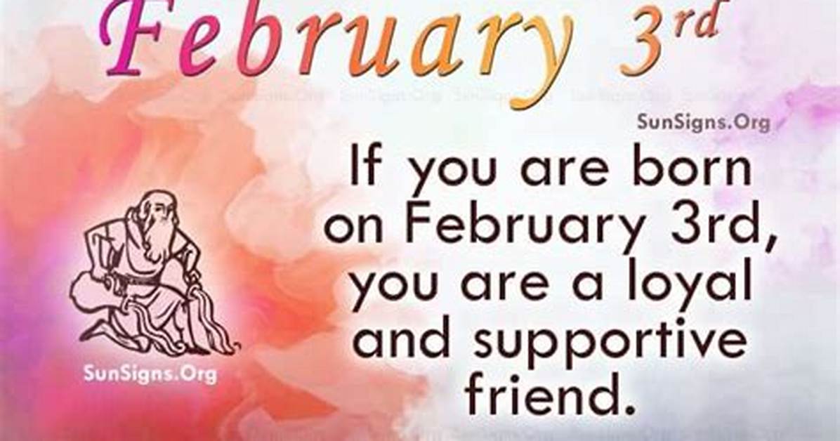 February 3 Famous Birthdays - Sunsigns. Org