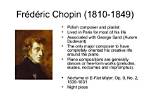 Frederic Chopin Biography, Life, Interesting Facts