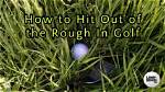 Hitting the Rough: Golf Shots Gone Awry Crossword Puzzle