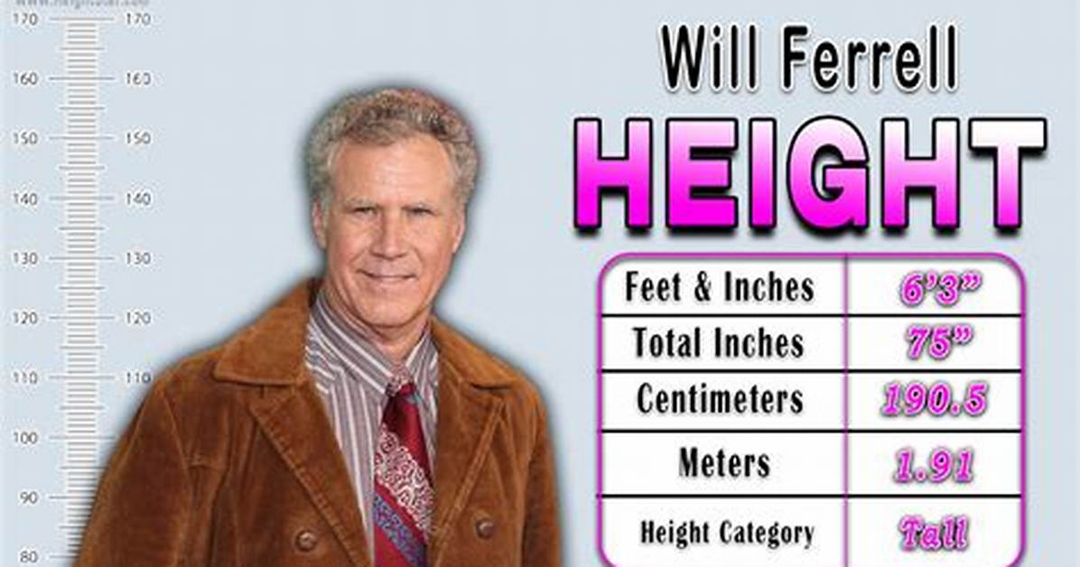 How Tall Is Will Ferrell