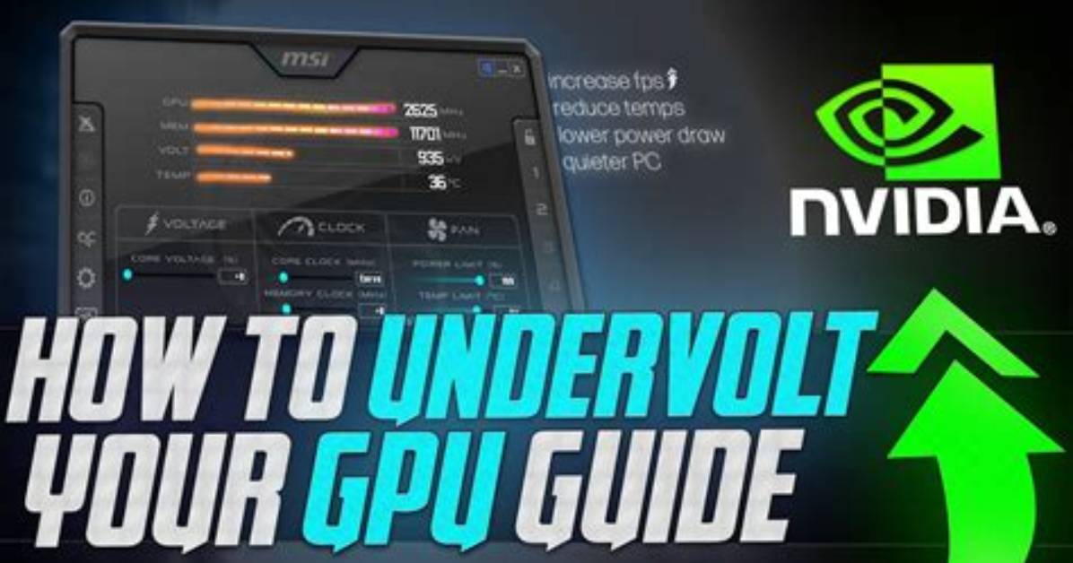 How to Undervolt a Gpu: the Ultimate Guide to Undervolting