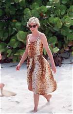 Iconic Princess Diana Leopard Print Swimsuit | Style Inspiration