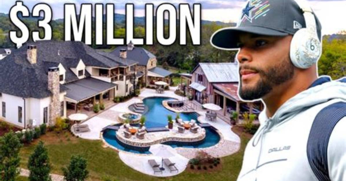 Inside Dak Prescott's $3.3 Million Mansion, with Photos
