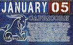 January 5 Zodiac Horoscope Birthday Personality