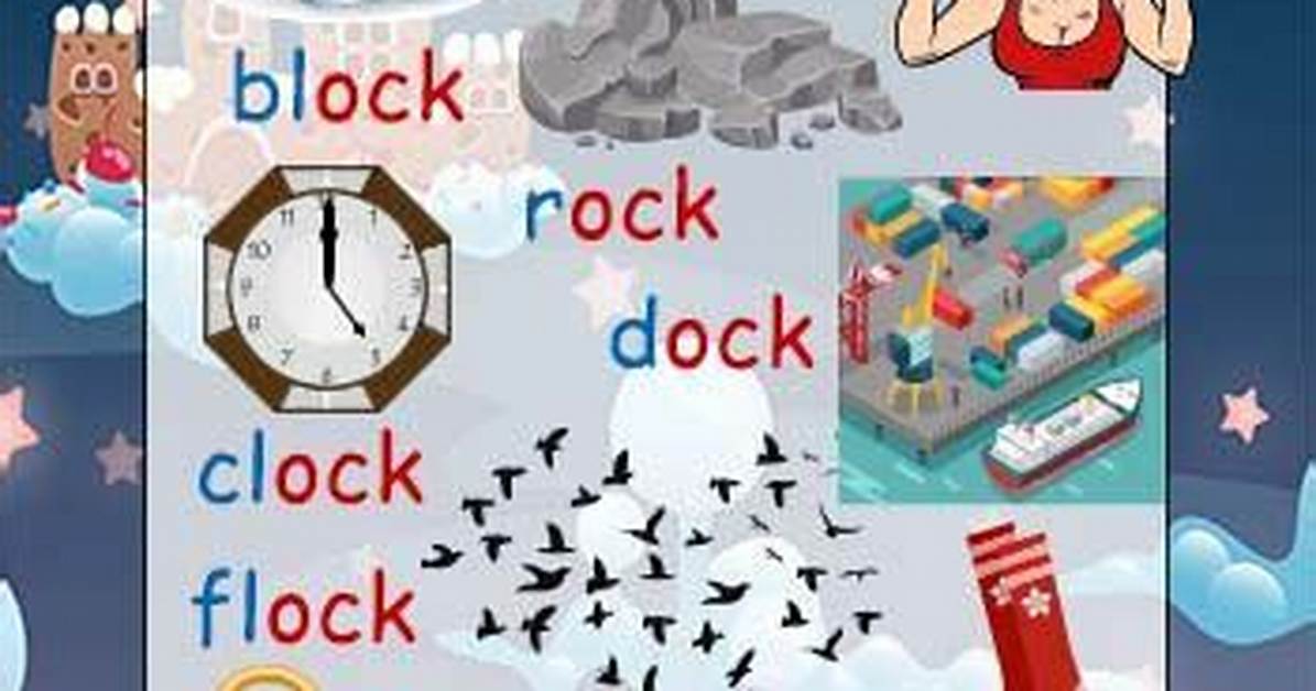 List of Words Ending with 'Ock' ·