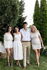 Meet Daphne Oz, Oliver Mustafa Oz, Arabella Sezen Oz, and Zoe Yasemin Oz |