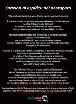 Oracion Al Espiritu Intranquilo Desespero Y Dominio