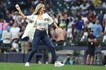 Paige Spiranac's Memorable First Pitch at the Brewers Game