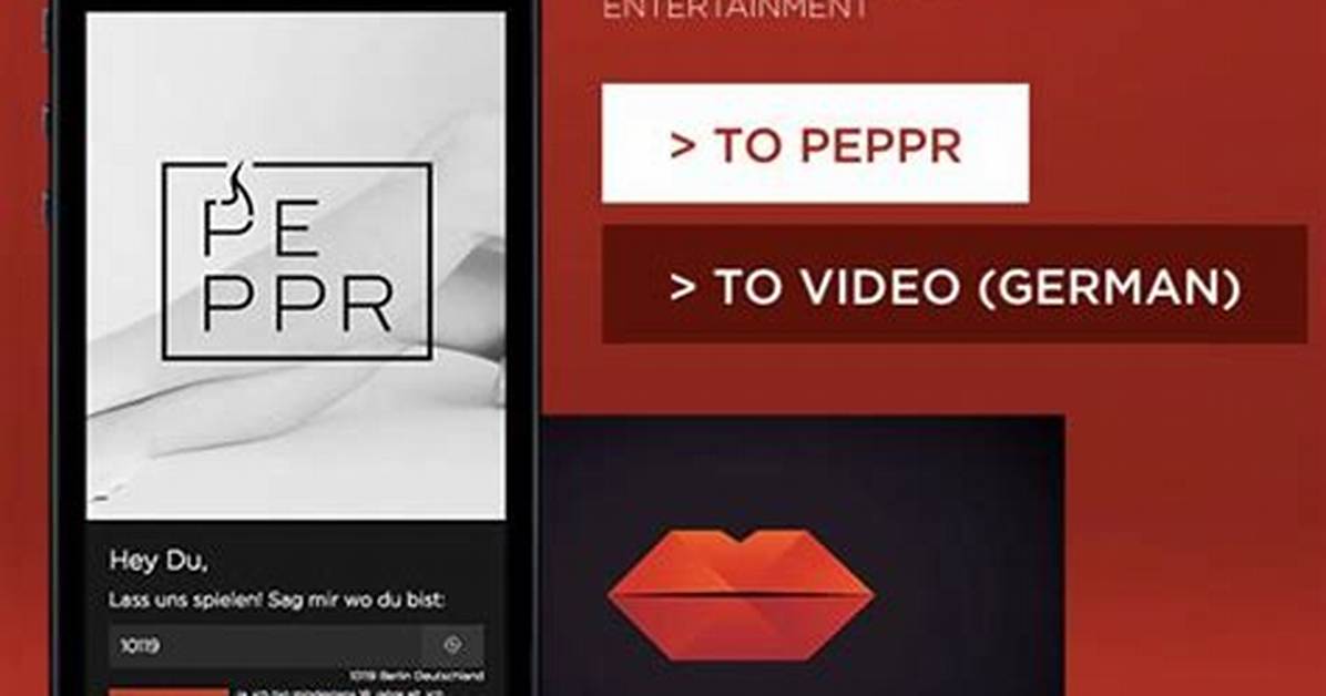 Peppr: a Dating App for Prostitutes and People Who Want Sex