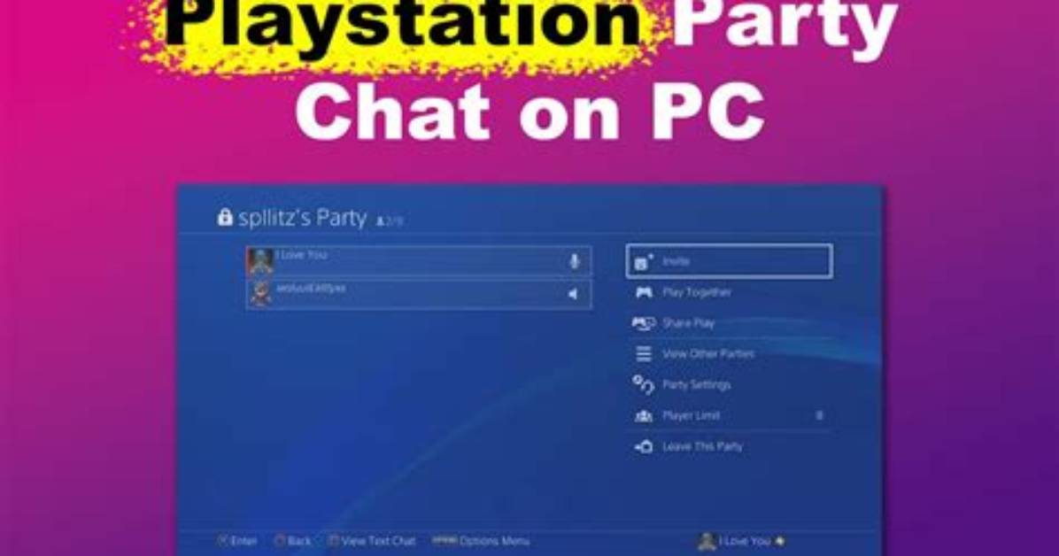 Playstation Party Chat Released to Public