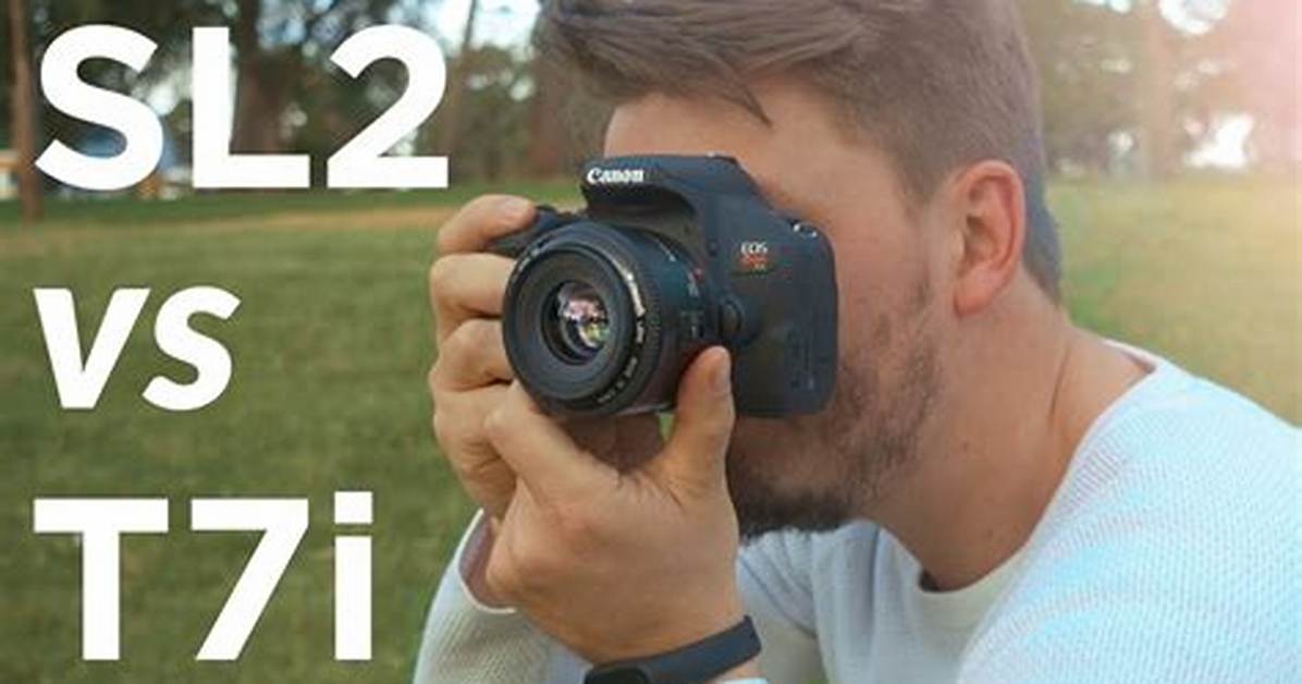 Rebel Showdown: Canon Eos Rebel T7I Versus T6I