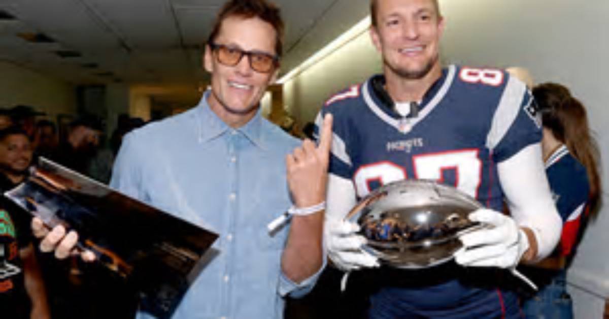 Rob Gronkowski Models Wearing Tom Brady's Underwear |