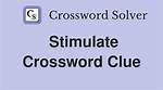 Stimulate Crossword Clue