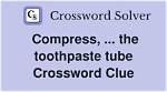 Toothpaste Holder Nyt Crossword Clue Find Puzzle Answer Here