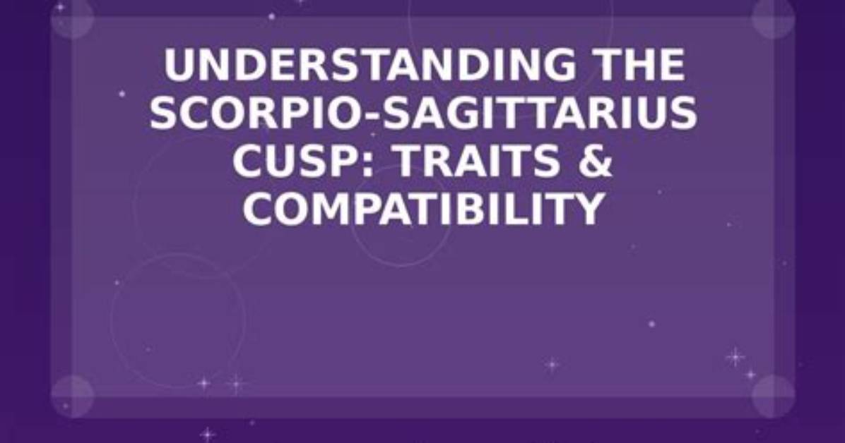 Understanding Scorpio Birth Months: Traits, Compatibility, and More