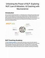 Unlocking the Power of Nlp
