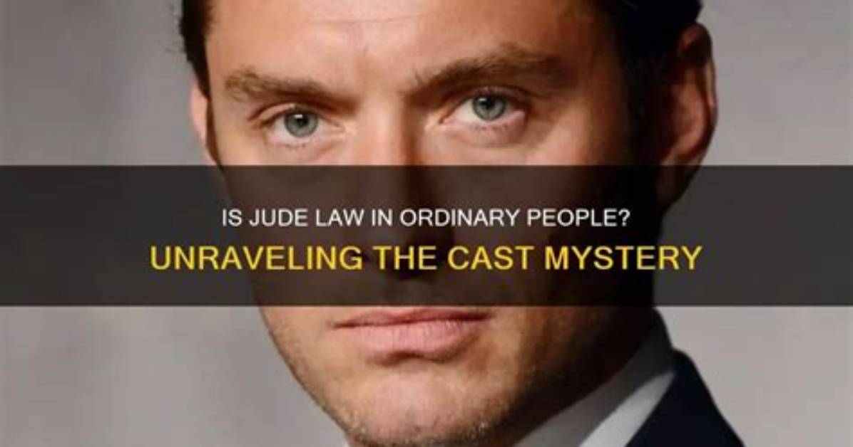 Unraveling the Mystery: How Old Is Jude?