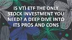 Vti Holdings: a Deep Dive into Etf Performance