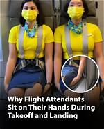 Why Flight Attendants Gracefully Rest Their Hands